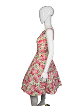 Load image into Gallery viewer, Mannequin wearing a floral dress on a white surface
