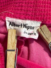 Load image into Gallery viewer, 1980's Albert Nipon Color Block Velour Lounger Size XXL
