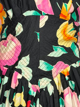 Load image into Gallery viewer, 1980's Floral Cotton Moon Glow Sun Dress Size M
