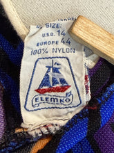 Load image into Gallery viewer, 1970's Geometric Print One Piece Bathing Suit Size M
