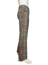 Load image into Gallery viewer, Plaid pants on a mannequin against a white wall.
