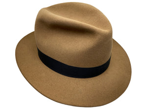 1950's Country Gentleman Beige Fur Felt Fedora Size 7 1/4