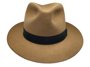 1950's Country Gentleman Beige Fur Felt Fedora Size 7 1/4
