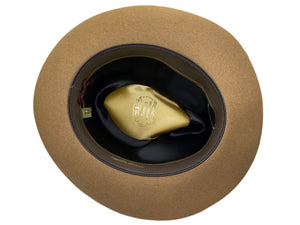 1950's Country Gentleman Beige Fur Felt Fedora Size 7 1/4