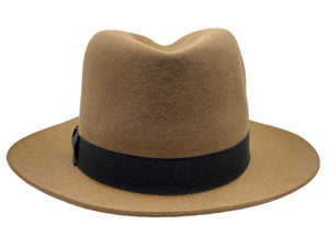 1950's Country Gentleman Beige Fur Felt Fedora Size 7 1/4