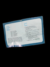 Load image into Gallery viewer, A blue and white product information card.
