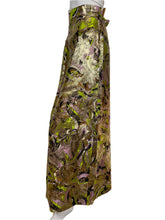 Load image into Gallery viewer, 1970&#39;s Metallic Floral Brocade Maxi Skirt Size M
