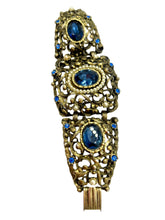 Load image into Gallery viewer, 1950’s Regency Faux Sapphire Bracelet
