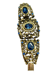 1950’s Regency Faux Sapphire Bracelet