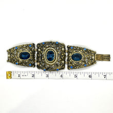 Load image into Gallery viewer, 1950’s Regency Faux Sapphire Bracelet
