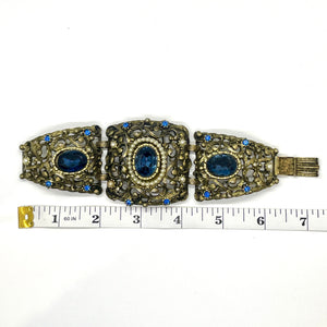 1950’s Regency Faux Sapphire Bracelet