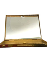 Load image into Gallery viewer, 1950’s Gold and Rhinestone Compact
