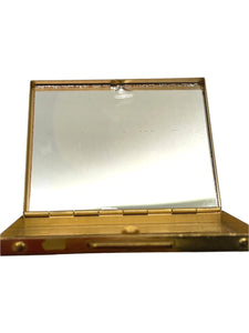 1950’s Gold and Rhinestone Compact