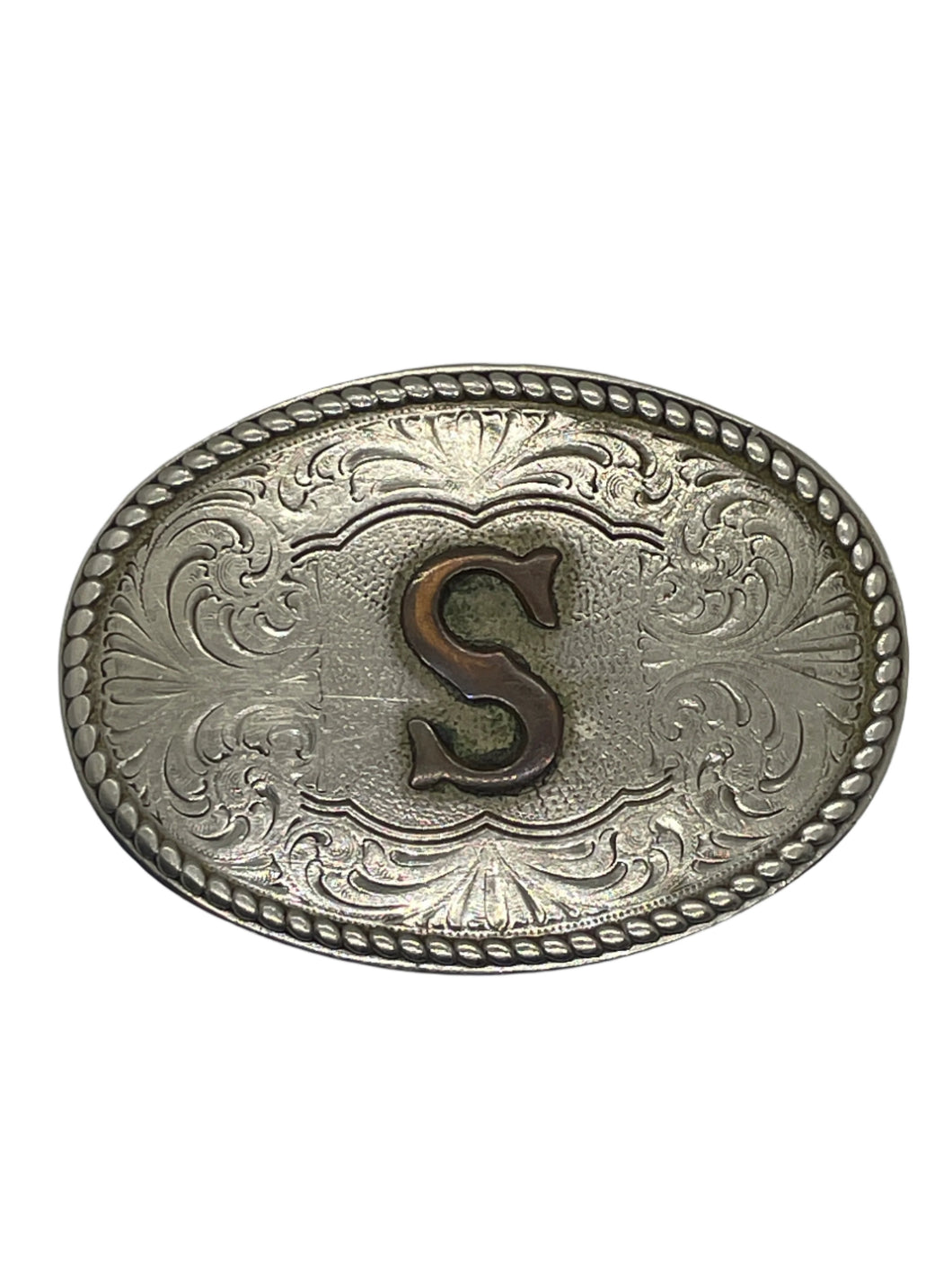 1970s Nevada Silver “S” Belt Buckle