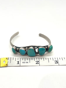 1970’s Silver and Turquoise Cuff Bracelet