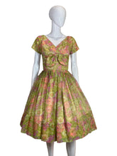 Load image into Gallery viewer, 1960&#39;s Pastel Floral Gigi Young Party Dress Size XS
