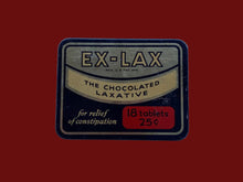 Load image into Gallery viewer, 1930’s Ex-Lax Chocolate Laxative Brooklyn NY Advertising Tin
