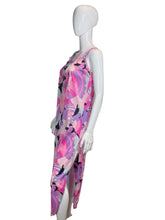 Load image into Gallery viewer, 1960&#39;s Pink and Purple Psychedelic Nightgown Size S
