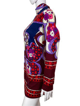 Load image into Gallery viewer, 1960&#39;s Psychedelic Mini Dress Size L
