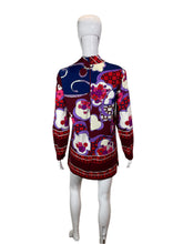 Load image into Gallery viewer, 1960&#39;s Psychedelic Mini Dress Size L
