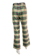 Load image into Gallery viewer, 1970&#39;s Plaid Linen Pants Size 36W
