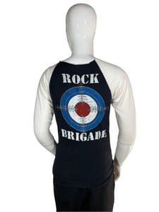 1980 Def Leppard Rock Brigade Raglan Tee Size S