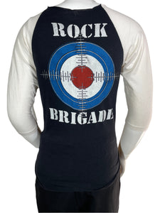 1980 Def Leppard Rock Brigade Raglan Tee Size S