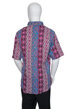 Load image into Gallery viewer, 1990&#39;s Bold Pink and Purple Print Wrangler Western Shirt - Size XL
