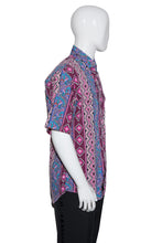 Load image into Gallery viewer, 1990&#39;s Bold Pink and Purple Print Wrangler Western Shirt - Size XL
