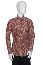 Load image into Gallery viewer, 1970&#39;s Lollipops &amp; Search Lights Novelty Print Disco Shirt - Size M
