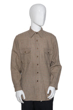 Load image into Gallery viewer, 1960&#39;s Beige Plaid Wool Pendleton - Size L
