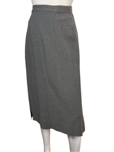 1940's Two Tone Gray Switzer's Skirt Suit Size S