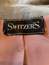 Load image into Gallery viewer, 1940&#39;s Two Tone Gray Switzer&#39;s Skirt Suit Size S
