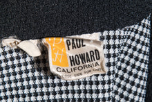 Load image into Gallery viewer, 1960&#39;s Black and White Paul Howard Casual Pullover Shirt - Size L
