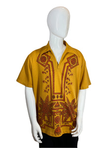 1960's Screen Printed Mar Vista Tiki Pullover Size XL