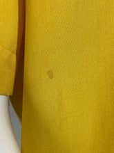 Load image into Gallery viewer, 1950s King Louie Canary Yellow Bowling Shirt – Size XL
