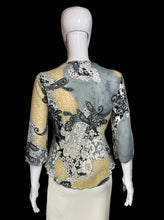 Load image into Gallery viewer, 2000s Sheer Psychedelic Paisley Kimono Sleeve Blouse – Size M/L
