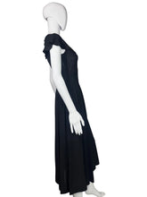 Load image into Gallery viewer, Black dress on a mannequin against a plain background
