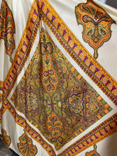 Load image into Gallery viewer, 1970&#39;s Silky Paisley Halter Maxi Dress Size M
