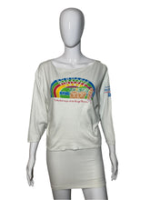 Load image into Gallery viewer, 1986 Honolulu Marathon Cropped Long Sleeve Tee Size M
