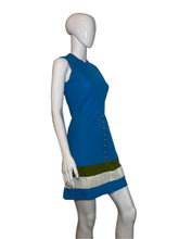 Load image into Gallery viewer, 1960&#39;s Mod Striped Mini Dress Size S
