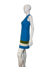 Load image into Gallery viewer, 1960&#39;s Mod Striped Mini Dress Size S
