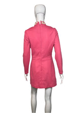 Load image into Gallery viewer, 1960&#39;s Pink and White Mod Lilli Diamond Mini Dress Size S
