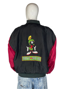 1993 Looney Tunes Marvin the Martian Silk Jacket Size M/L