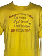 Load image into Gallery viewer, 1970&#39;s No Drinking Problem T-shirt Size L

