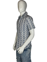 Load image into Gallery viewer, 1960&#39;s K-Mart Perma Press Damask Casual Shirt Size S

