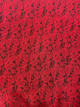 Load image into Gallery viewer, 1960&#39;s Red and Black Knit Cheongsam Asian Cut Dress Size M
