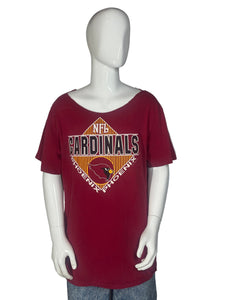 1991 Chopped Phoenix Cardinals Tee Size XL