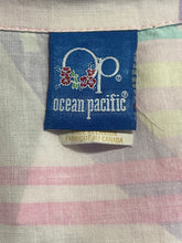 Load image into Gallery viewer, 1980&#39;s Pastel Ocean Pacific Button Up Size L

