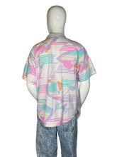 Load image into Gallery viewer, 1980&#39;s Pastel Ocean Pacific Button Up Size L
